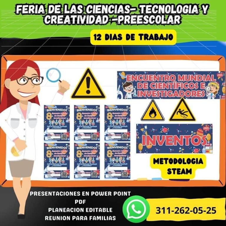 Proyecto Feria de la Ciencia, Tecnología y Creatividad Preescolar ...