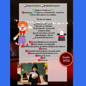 PROYECTO EL CIRCO PREESCOLAR- PLANEACION Y MATERIALES