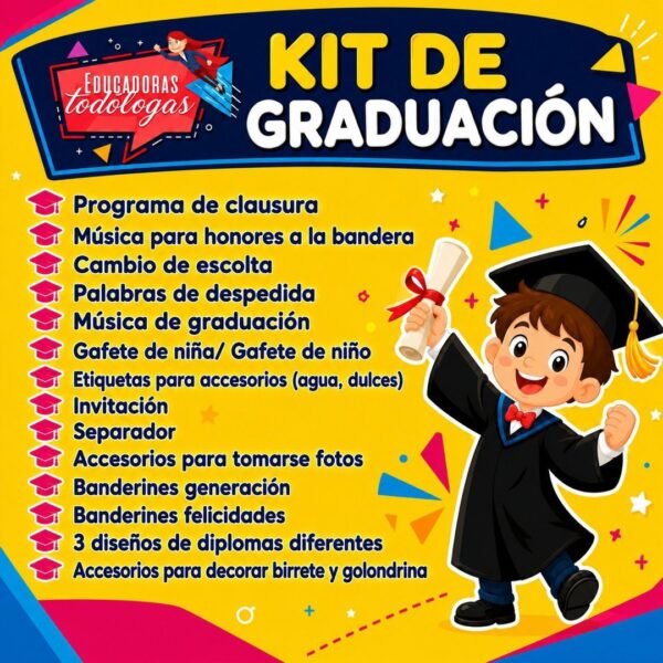 CONTENIDO DEL KIT DE GRADUACION